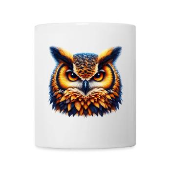 Eule - Tasse - Weiß - Vorne