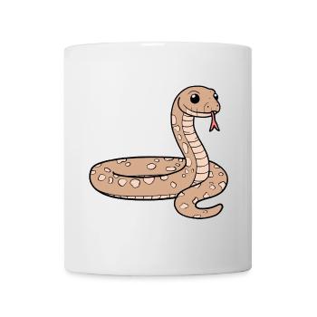 Serpent - Mug blanc - blanc - Devant