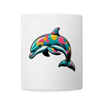 Delfin - Tasse - Weiß - Vorne