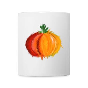 citrouille - Mug blanc - blanc - Devant