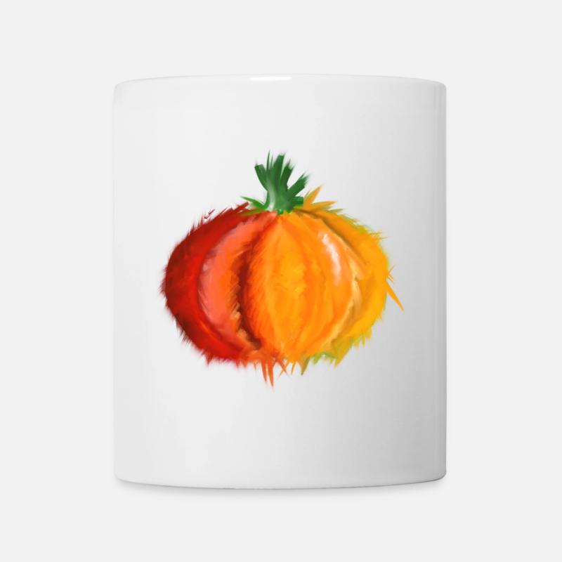 Kürbis - Tasse - Weiß