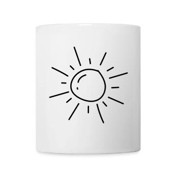 UNE Soleil - Mug blanc - blanc - Devant