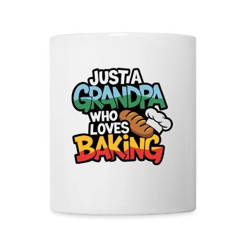 Grandpa is a baker, our grandpa likes to bake - Mug - white - Front