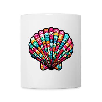 Muschel - Tasse - Weiß - Vorne