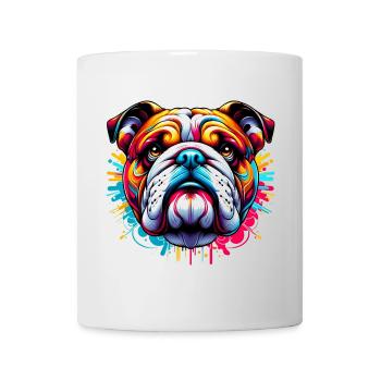 English Bulldog Dog - Mug - white - Front
