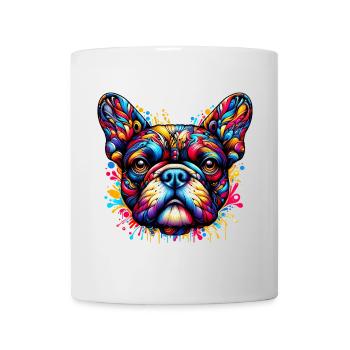 French Bulldog Dog - Mug - white - Front