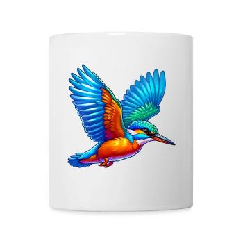 Martin-pêcheur - Mug blanc - blanc - Devant