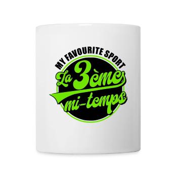 Die 3. Hälfte - Tasse - Weiß - Vorne