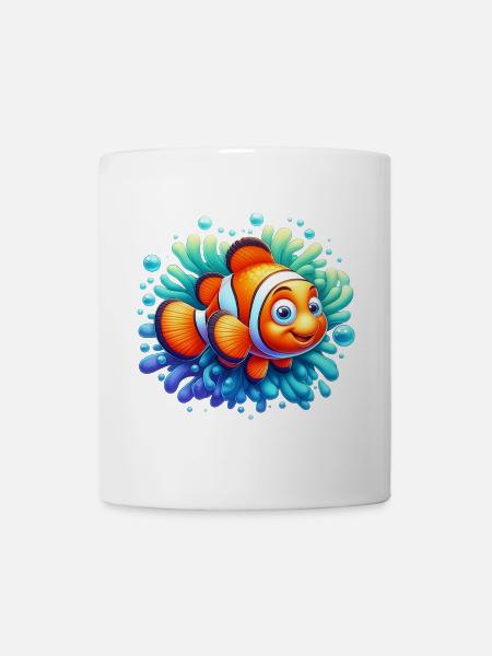Clownfisch - Tasse - Weiß