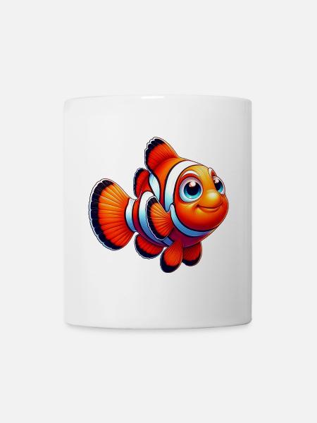 Clownfisch - Tasse - Weiß