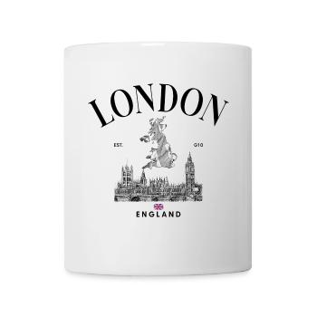 Tiny Union Jack on Black - Mug - white - Front