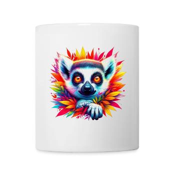 Lemur - Tasse - Weiß - Vorne