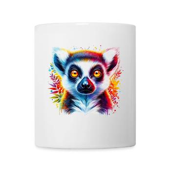 Lemur - Tasse - Weiß - Vorne