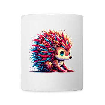 Hérisson - Mug blanc - blanc - Devant