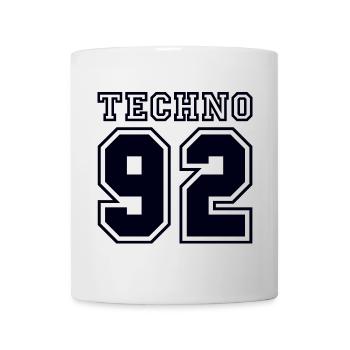 TECHNO 92 - Mug - white - Front