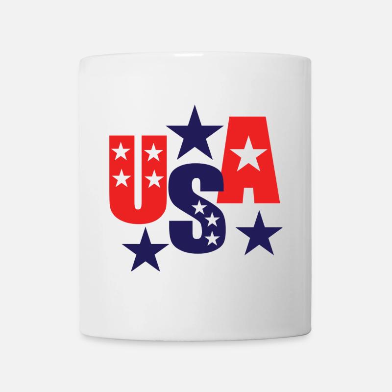 USA, USA, American, US - Mug - white