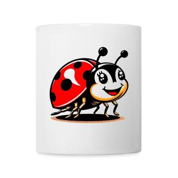 Marienkäfer - Tasse - Weiß - Vorne