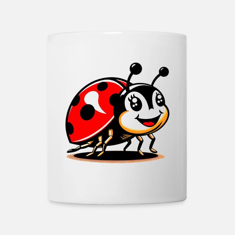 Marienkäfer - Tasse - Weiß