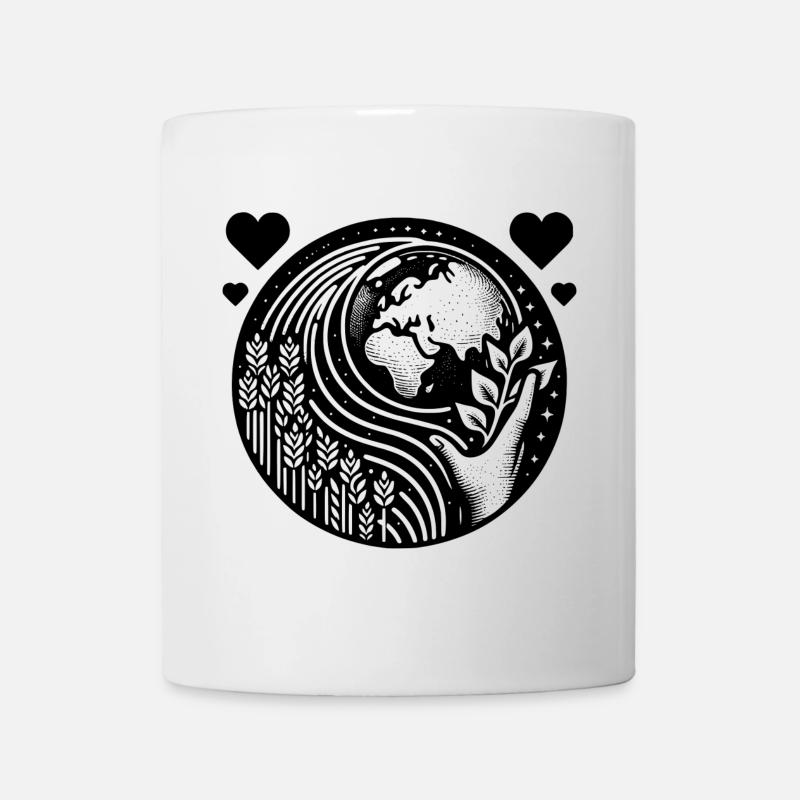 Love for the Earth – Growing for the Future! - Mug - white