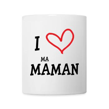 J'aime ma maman - Fête des Mères - Mug blanc - blanc - Devant