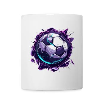 Look de bande dessinée de football - Mug blanc - blanc - Devant