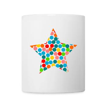 ETOILE. NOËL. JOYEUX NOËL. MERRY CHRISTMAS - Mug blanc - blanc - Devant