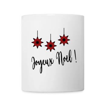 WEIHNACHTEN. FROHE WEIHNACHTEN. FROHE WEIHNACHTEN. WEIHNACHTSMANN - Tasse - Weiß - Vorne