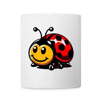 Marienkäfer - Tasse - Weiß - Vorne