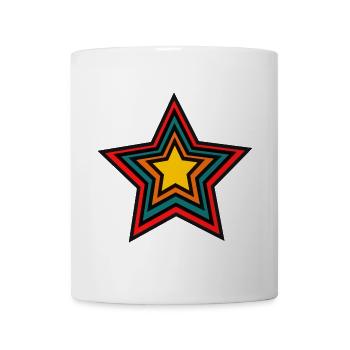 STAR. CHRISTMAS. HAPPY NEW YEAR. NEW YEAR'S EVE - Mug - white - Front