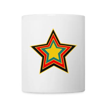 CHRISTMAS. MERRY CHRISTMAS. FIR. HAPPY NEW YEAR. STAR - Mug - white - Front