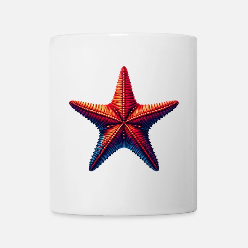 Seestern - Tasse - Weiß