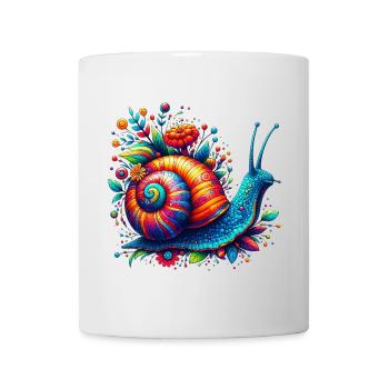 Escargot - Mug blanc - blanc - Devant