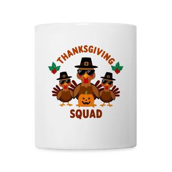 Thanksgiving Squad - Mug - white - Front