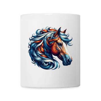 Cheval - Mug blanc - blanc - Devant
