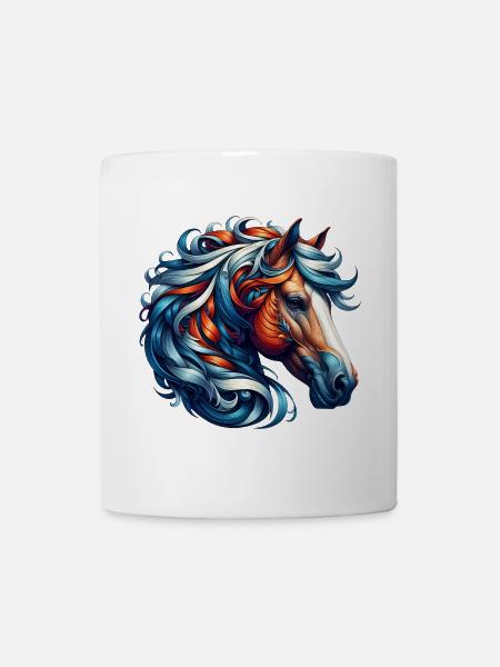Pferd - Tasse - Weiß