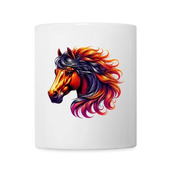 Pferd - Tasse - Weiß - Vorne