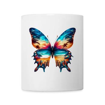 Schmetterling - Tasse - Weiß - Vorne
