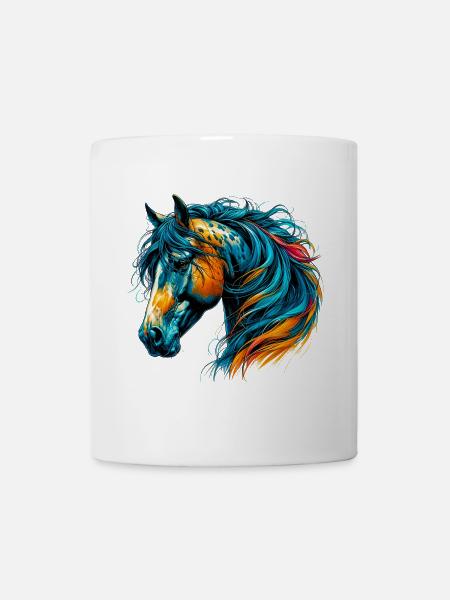 Cheval - Mug blanc - blanc