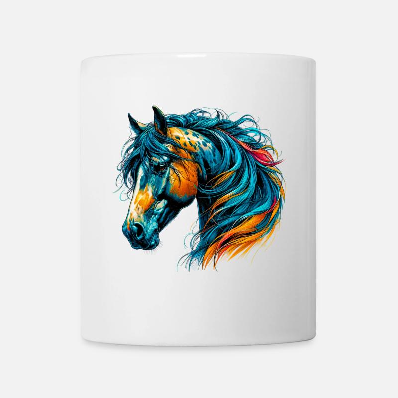 Cheval - Mug blanc - blanc
