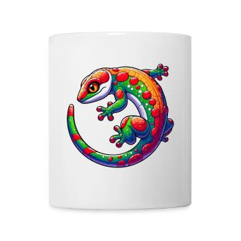 Gecko - Tasse - Weiß - Vorne