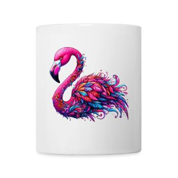 Flamant - Mug blanc - blanc - Devant
