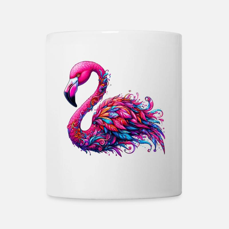 Flamingo - Tasse - Weiß