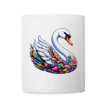 Schwan - Tasse - Weiß - Vorne