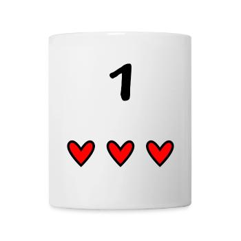 1. 1 year. 1st ANNIVERSARY. 1 YEAR ANNIVERSARY - Mug - white - Front