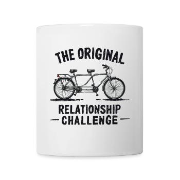 Tandem Challenge Funny Bicycle Design - Mug - white - Front