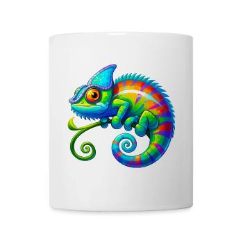 Chamäleon - Tasse - Weiß - Vorne