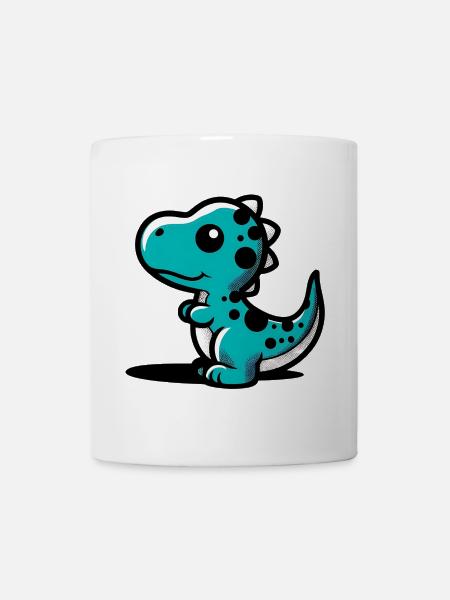 Dinosaurier - Tasse - Weiß