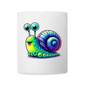 Escargot - Mug blanc - blanc - Devant