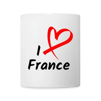 I Love France I Love France Heart Gift - Mug - white - Front