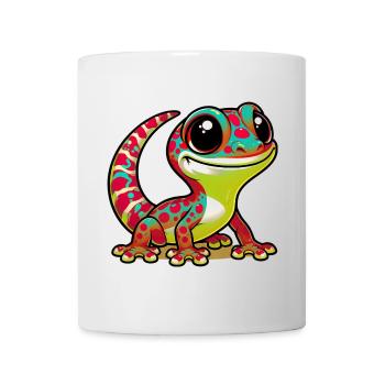Gecko - Tasse - Weiß - Vorne